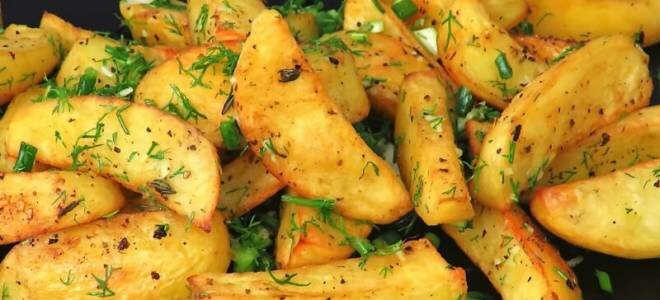 Картошка по домашнему в духовке рецепт